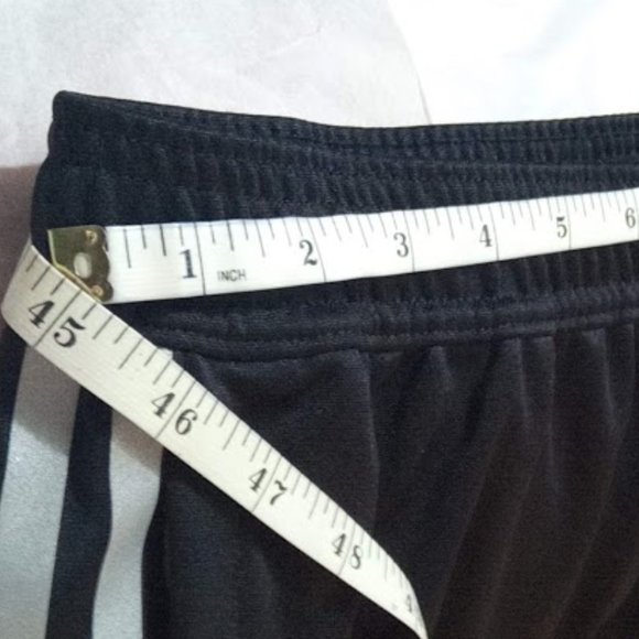 New Adidas Tiro19 Black Training Pants Reflective Silver Stripes Men's Size 3XL - Picture 8 of 10